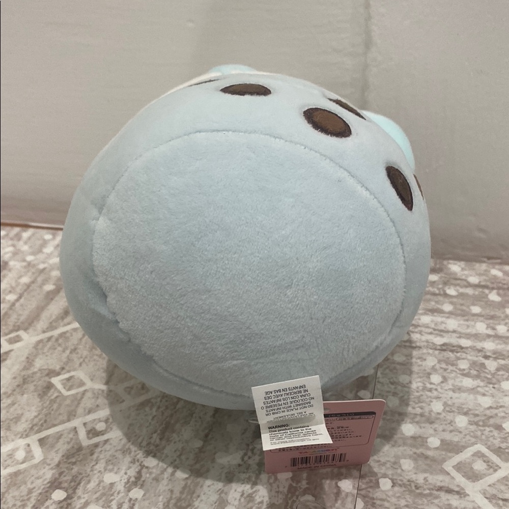 White and Blue Stuffed Boba Cat - Picture 15 of 16